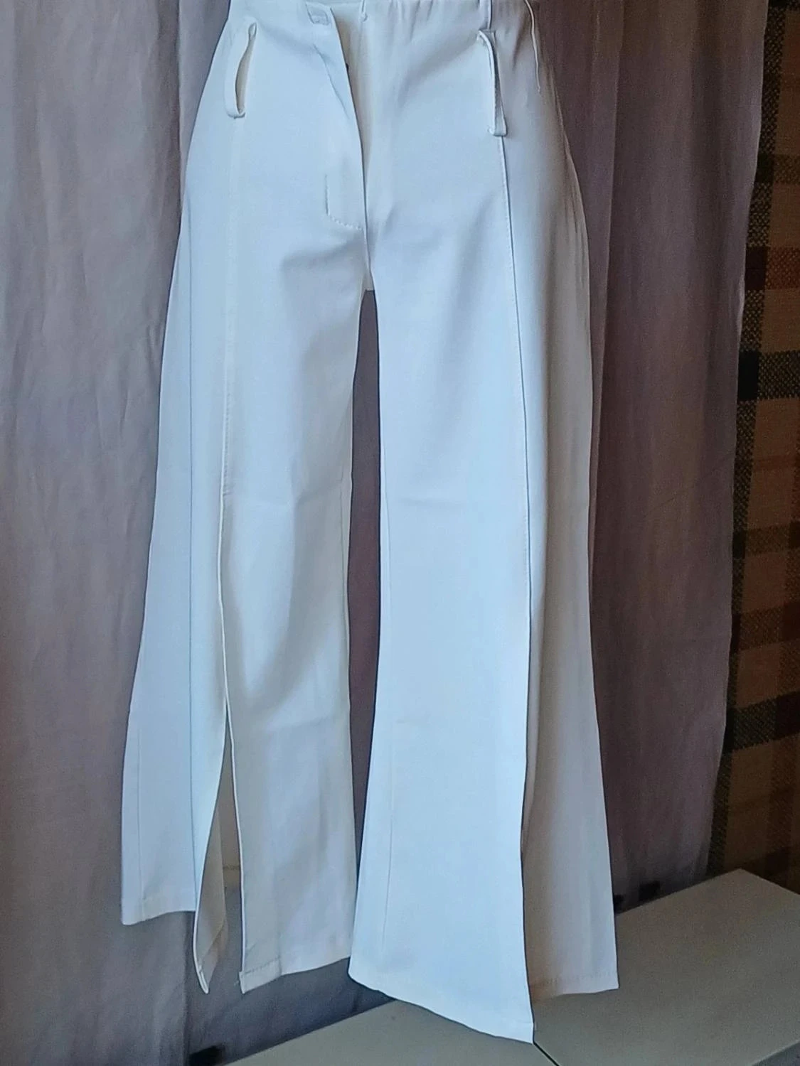 Pantacourt sarouel blanc 36 yk2000 vintage